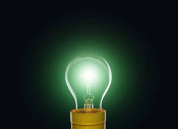 Close-up de lâmpada incandescente para usar ilustração — Fotografia de Stock