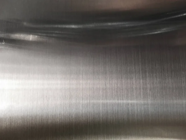 Gerçek metal paslanmaz çelik doku arka plan — Stok fotoğraf