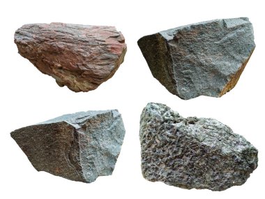 ağır taş üzerinde beyaz izole 