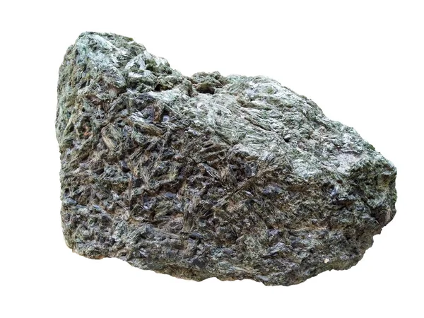 Nehéz kő elszigetelt fehér — Stock Fotó