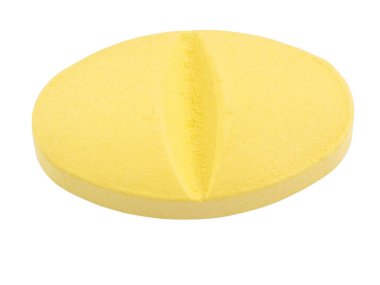 Super makro çekim Tıp: hapları veya kapsül üzerinde beyaz backgr