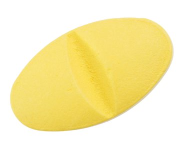 Super makro çekim Tıp: hapları veya kapsül üzerinde beyaz backgr