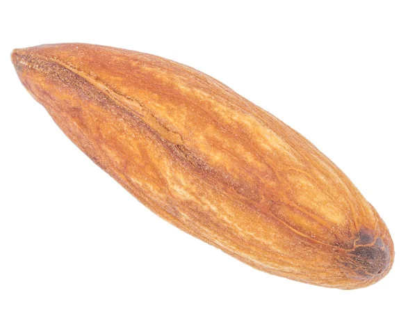 Close up shot of almond on white — Stock Photo, Image
