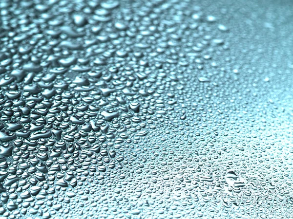 Fondo abstracto gotas de agua en la superficie con lleno de gota —  Fotos de Stock