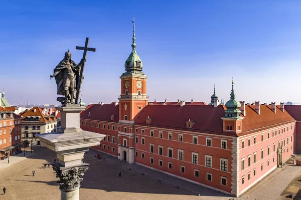 Warsaw Poland Aerial View City — Stock Photo, Image