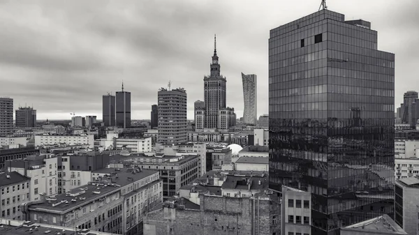 Warszawa Polska Widok Powietrza Miasto — Zdjęcie stockowe