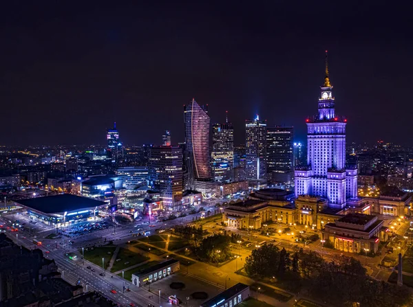 Varsovie Pologne Vue Aérienne Ville — Photo