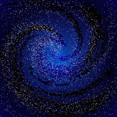 Görüntü galaksiler, bulutsular, evren ve etkisi tünel sarmal gal