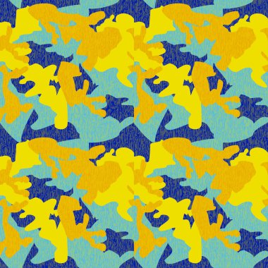 Kamuflaj desen arka plan Dikişsiz giyim baskı, repeatabl