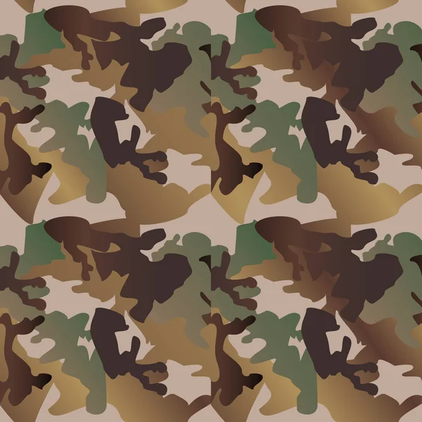 Camuflagem padrão fundo sem costura roupas de impressão, repetível — Vetor de Stock