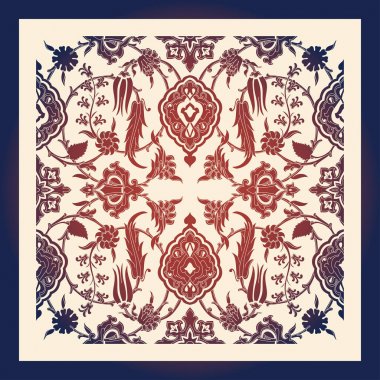 Lazer çiçek Arabesk süsleme tasarlamak vektör kesti. Şablon kesim