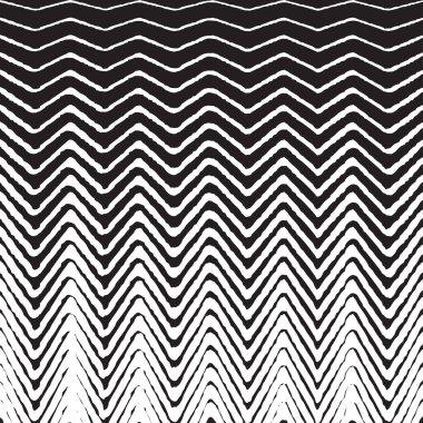 Yarı ton zig zag desen arka plan. Vektör zikzak doku retro