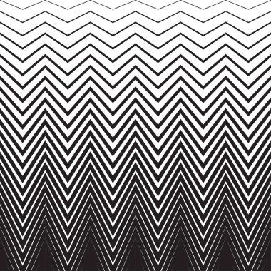 Yarı ton zig zag desen arka plan. Vektör zikzak doku retro