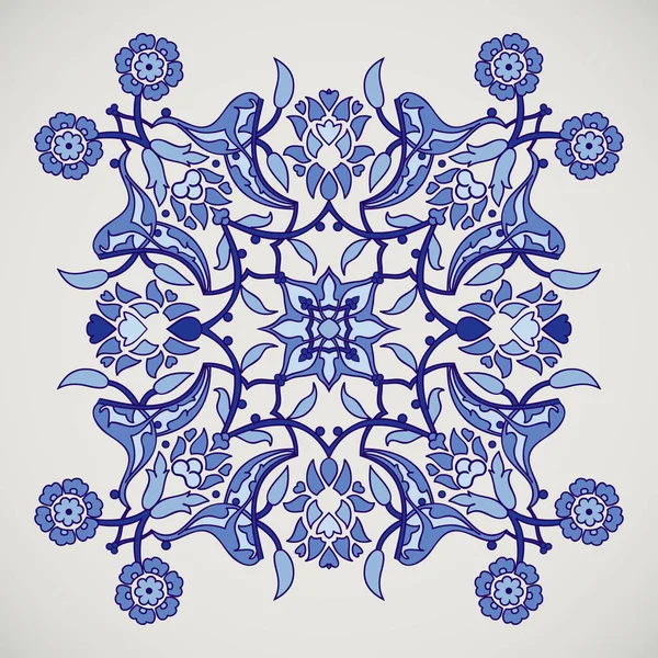 Arabesque vintage elegante decoración floral estampado para tem de diseño — Vector de stock