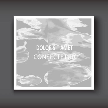 Mavi suluboya patlama şekli sanatsal tasarım kümesini kapsar. Deco