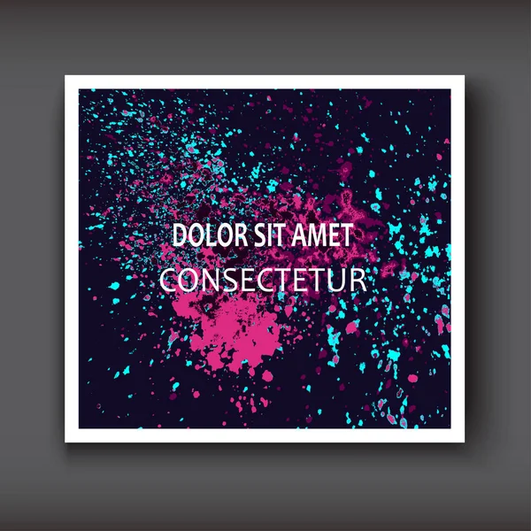 Neon suluboya patlama şekli sanatsal tasarım kapakları. Dekorasyo