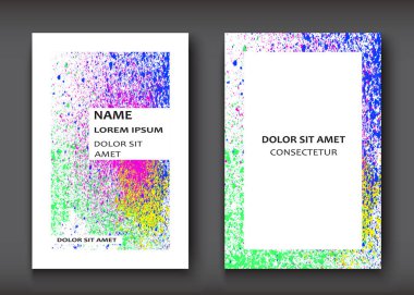 Neon suluboya patlama şekli sanatsal tasarım kümesini kapsar. Deco