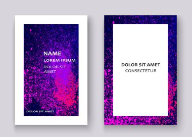 Neon renkli patlama boya sıçramak sanatsal tasarım kapakları. D