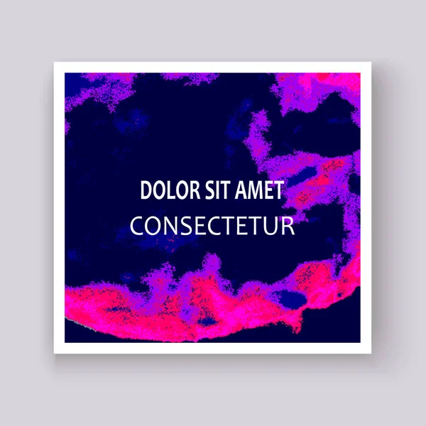 Neon renkli pembe sıcak patlama sıvı boya şekil sanatsal cov