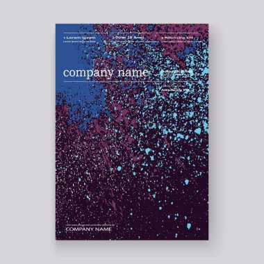 Neon renkli patlama boya sıçramak sanatsal tasarım kapakları. D