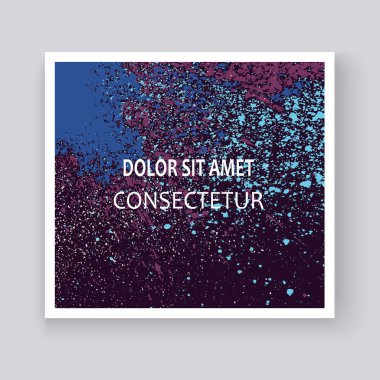 Neon renkli patlama boya sıçramak sanatsal tasarım kapakları. D