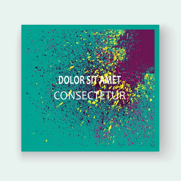 Neon renkli patlama boya sıçramak sanatsal tasarım kapakları. D