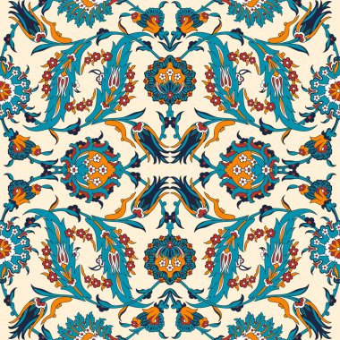 Arabesk vintage dekor çiçekli süslü tasarlamak için tasarım şablonu