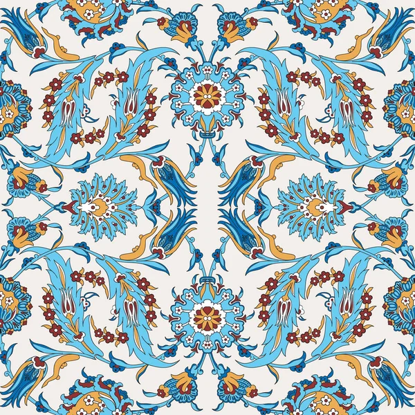 Arabesque vintage decor sierlijke bloemmotief voor ontwerpsjabloon — Stockvector