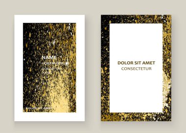 Neon altın patlama boya sıçramak sanatsal kapak gövde tasarımı. 