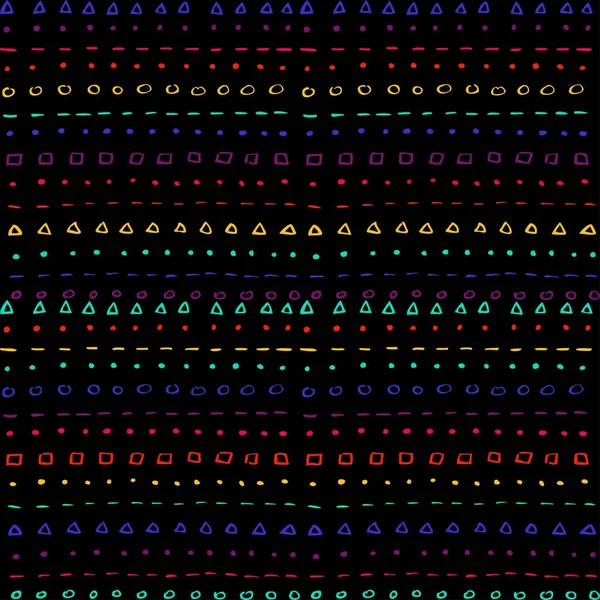 Абстрактний візерунок з кольоровими мальованими штрихами художня обкладинка fr — стоковий вектор