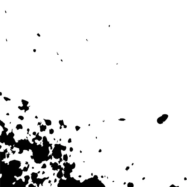黑墨油漆爆炸飞溅艺术封面设计草图. — 图库矢量图片