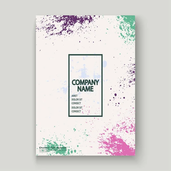 Neon patlama boya sıçramak sanatsal kapak gövde tasarımı. Dekor