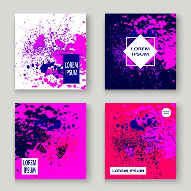 Neon patlama boya sıçramak sanatsal kapak gövde tasarımı. Dekor