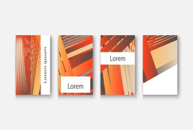 Modern iş geometrik tasarım afişi. Sosyal sağlık