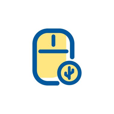 Fare simgesi doldurulmuş satır biçimi, sürücü simgesi, kablo simgesi, bilgisayar giriş aygıtı, logo ve sunum şablonu