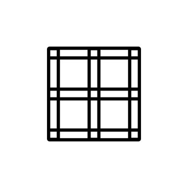 kenarlık simgesi tasarım biçimi. Uygulama, web, logo ve sunum şablonu için mükemmel