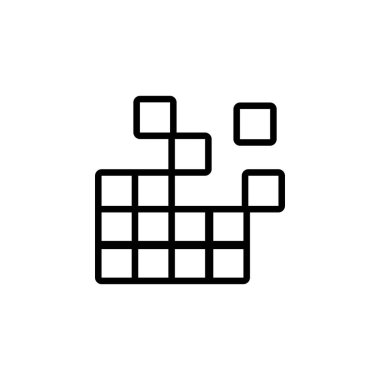 def paçavra simge tasarım biçimi. Uygulama, web, logo ve sunum şablonu için mükemmel