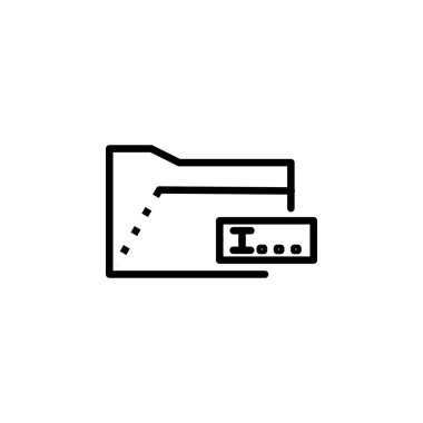 Dizin simgesi tasarım biçimini yeniden adlandır. Uygulama, web, logo ve sunum şablonu için mükemmel