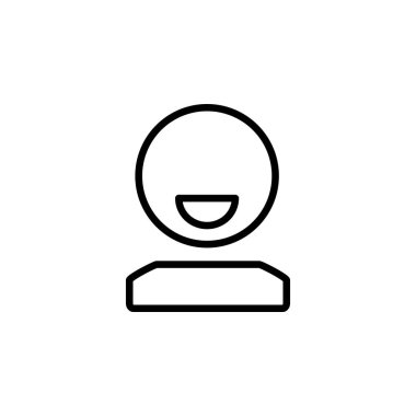 kullanıcı simgesi tasarım biçimi. Uygulama, web, logo ve sunum şablonu için mükemmel