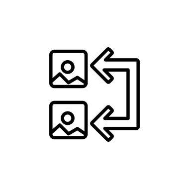 Resmi resim simge tasarım satırı biçimine dönüştür. Uygulama, web, logo ve sunum şablonu için mükemmel