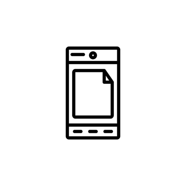 Android mode icon design line style. Perfect for application, web, logo and presentation template — 스톡 벡터