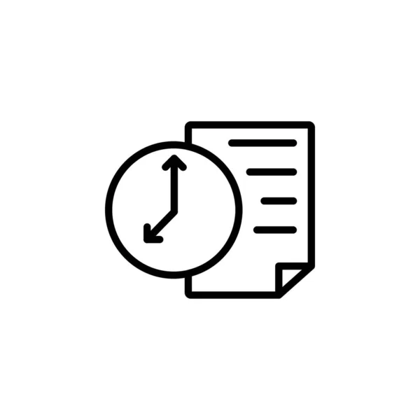 Recent use icon design line style. Perfect for application, web, logo and presentation template — 스톡 벡터