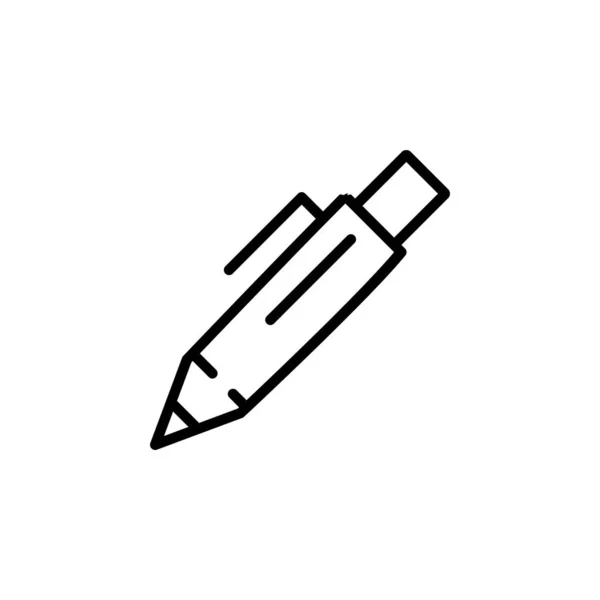 Penna verktyg ikon design linje stil. Perfekt för applikation, webb, logotyp och presentationsmall — Stock vektor