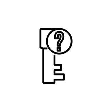 parola simgesi tasarım biçimini unuttum. Uygulama, web, logo ve sunum şablonu için mükemmel