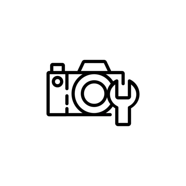 Camera options icon design line style. Perfect for application, web, logo and presentation template — 스톡 벡터