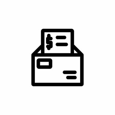 finans simgesi, e- posta aktarım simgesi tasarım biçimi. Uygulama, web, logo ve sunum şablonu için mükemmel