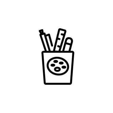 resim aracı simgesi. Uygulama, ağ, logo ve sunum şablonu için mükemmel. simge tasarımı biçimi