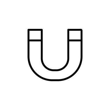 Mıknatıs simgesi. Uygulama, ağ, logo ve sunum şablonu için mükemmel. simge tasarımı biçimi