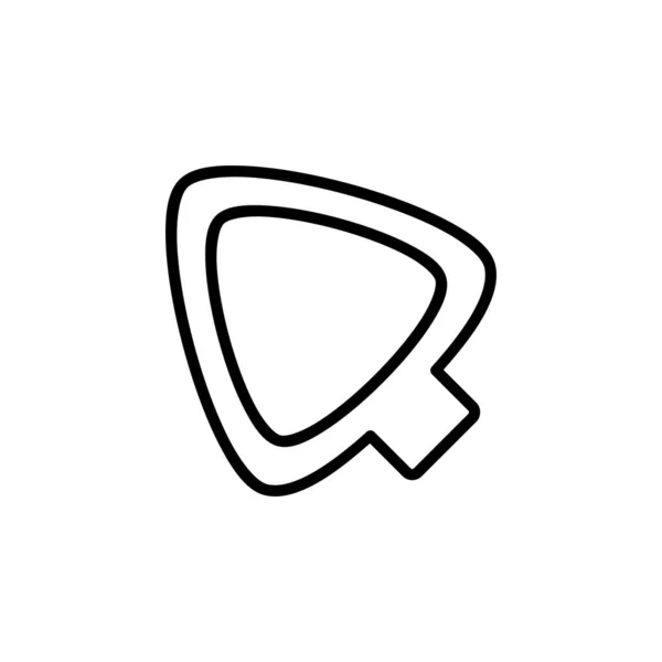Icono del cursor. Perfecto para aplicación, web, logotipo y plantilla de presentación. estilo de línea de diseño icono — Vector de stock