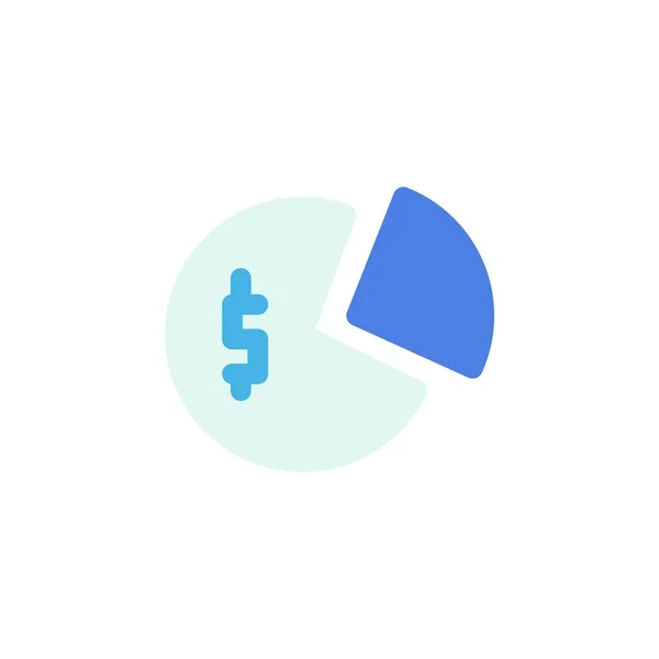 Icono financiero, icono de ingresos. Perfecto para aplicación, web, logotipo y plantilla de presentación. icono de diseño de estilo plano — Vector de stock